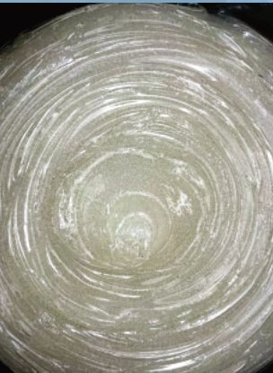 Grasa en proceso de elaboración